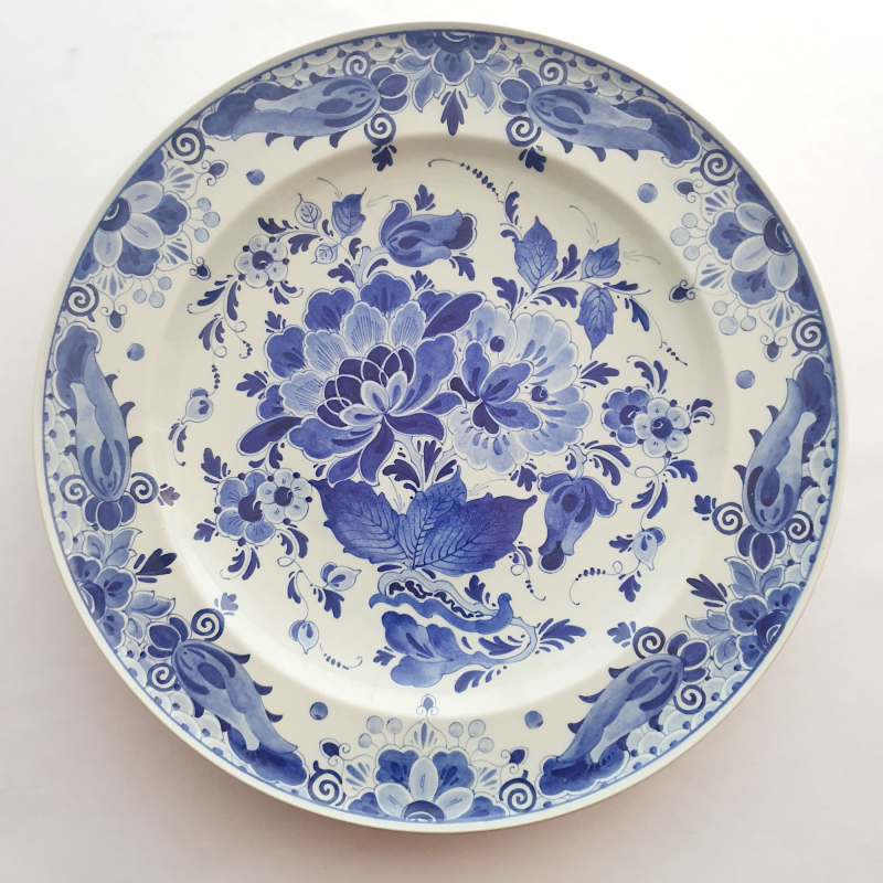 Wandbord Delfts Holland Regina